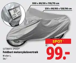 Lidl ULTIMATE SPEED® Foldbart motorcykelovertræk tilbud