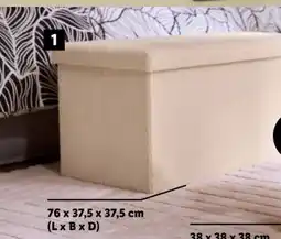 Lidl LIVARNO® Opbevaringsbænk tilbud