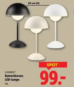Lidl LIVARNO® Batteridreven LED-lampe tilbud