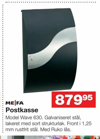Bauhaus Postkasse tilbud