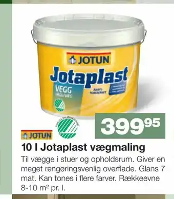 Bauhaus 10 l Jotaplast vægmaling tilbud