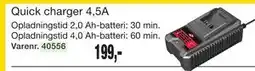 Harald Nyborg Quick charger 4,5A tilbud