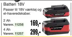 Harald Nyborg Batteri 18V tilbud