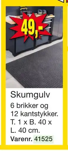 Harald Nyborg Skumgulv tilbud