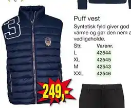 Harald Nyborg Puff vest tilbud