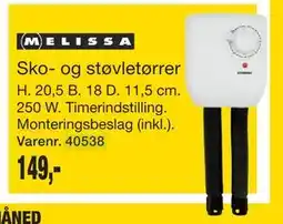 Harald Nyborg Sko- og støvletørrer tilbud