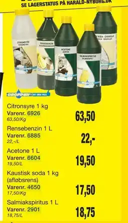 Harald Nyborg Acetone 1 L tilbud