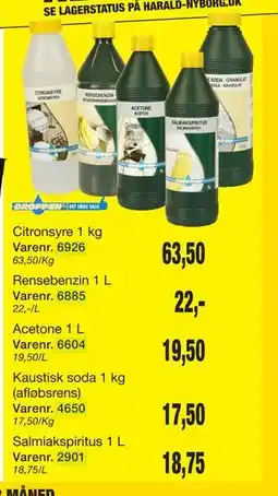 Harald Nyborg Rensebenzin 1 L tilbud