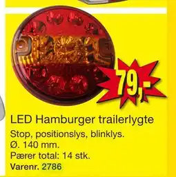 Harald Nyborg LED Hamburger trailerlygte tilbud