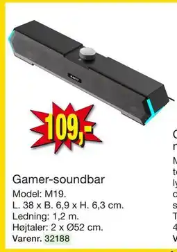 Harald Nyborg Gamer-soundbar tilbud