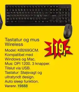 Harald Nyborg Tastatur og mus Wireless tilbud