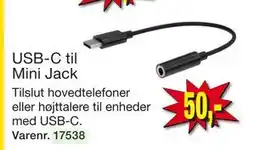 Harald Nyborg USB-C til Mini Jack tilbud