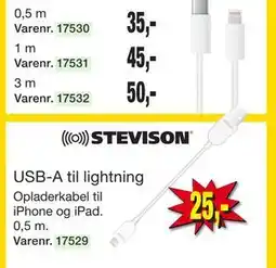 Harald Nyborg USB-A til lightning tilbud