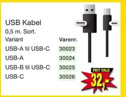 Harald Nyborg USB Kabel tilbud