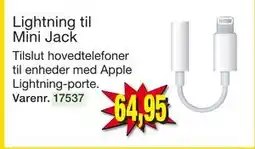 Harald Nyborg Lightning til Mini Jack tilbud