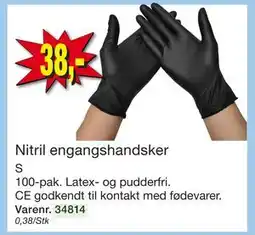 Harald Nyborg Nitril engangshandsker tilbud