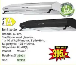 Harald Nyborg Emhætte tilbud