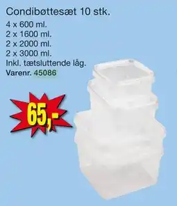 Harald Nyborg Condibøttesæt 10 stk tilbud