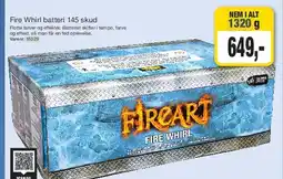 Harald Nyborg Fire Whirl batteri (145 skud) tilbud
