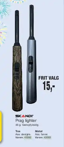 Harald Nyborg Prag lighter (frit valg) tilbud
