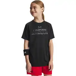 Sport 24 Under Armour Tech Split Wordmark Trænings T-shirt Børn tilbud