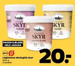 Netto Løgismose økologisk skyr tilbud