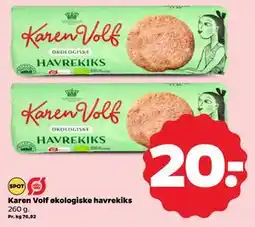 Netto Karen Volf økologiske havrekiks tilbud