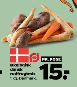 Netto Økologisk dansk rodfrugtmix tilbud