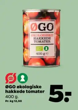 Netto ØGO økologiske hakkede tomater tilbud