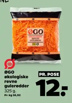 Netto ØGO økologiske revne gulerødder tilbud