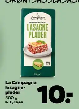 Netto La Campagna lasagneplader tilbud