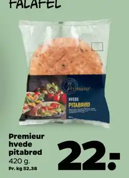 Netto Premieur hvede pitabrød tilbud