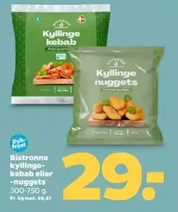 Netto Bistronne kyllingekebab eller -nuggets tilbud