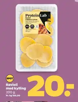 Netto Ravioli med kylling tilbud