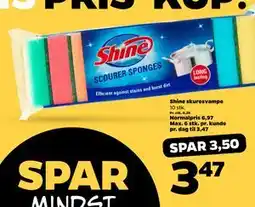 Netto Shine skuresvampe tilbud