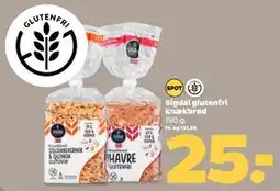 Netto Sigdal glutenfri knækbrød tilbud