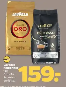 Netto Lavazza helbønner tilbud