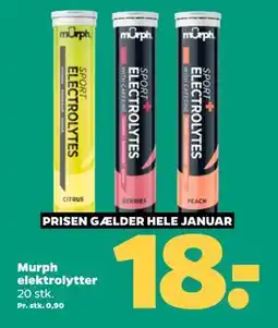 Netto Murph elektrolytter tilbud