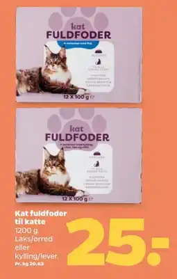 Netto Kat fuldfoder til katte tilbud