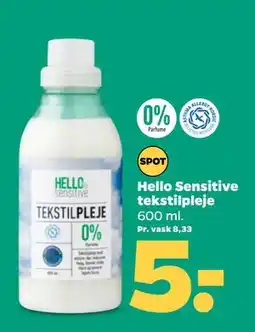 Netto Hello Sensitive tekstilpleje tilbud