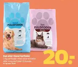 Netto Kat eller Hund tørfoder tilbud