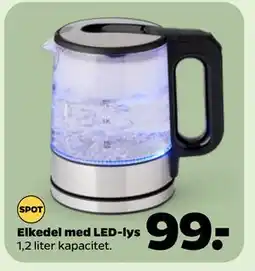 Netto Elkedel med LED-lys tilbud