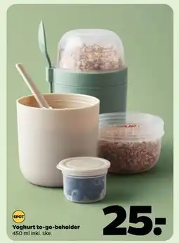Netto Yoghurt to-go-beholder tilbud