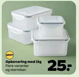 Netto Opbevaring med låg tilbud