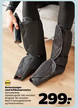 Netto Benmassager med luftkompression tilbud