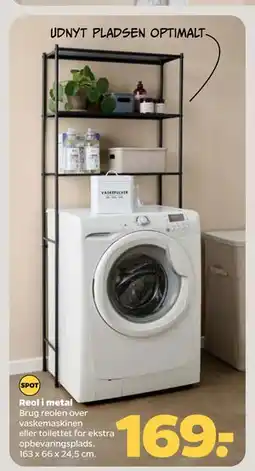 Netto Reol i metal tilbud