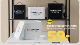 Netto Opbevaringsbøtter i metal tilbud