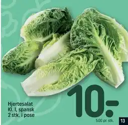 REMA 1000 Hjertesalat Kl. I, spansk 2 stk. i pose tilbud