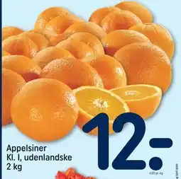 REMA 1000 Appelsiner Kl. I, udenlandske 2 kg tilbud