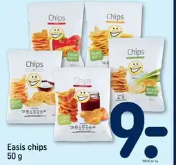 REMA 1000 Easis chips 50 g tilbud